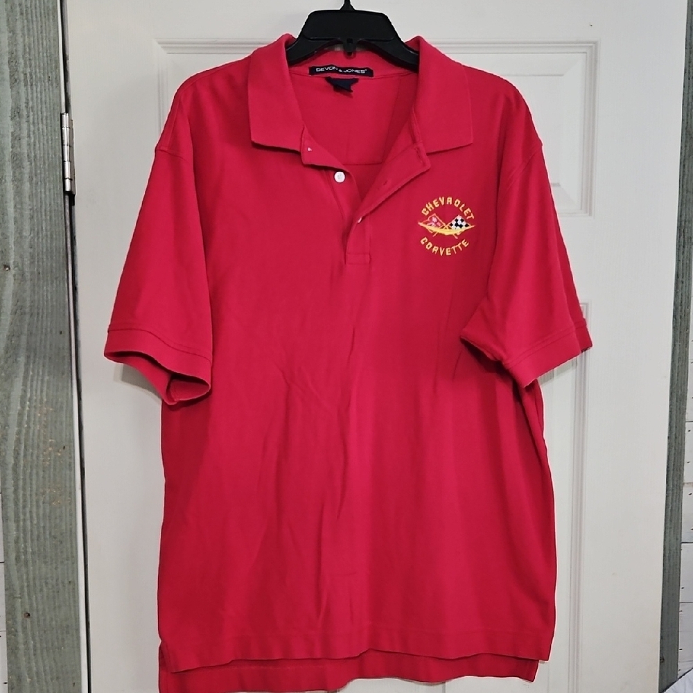 Men's Red Polo Shirt